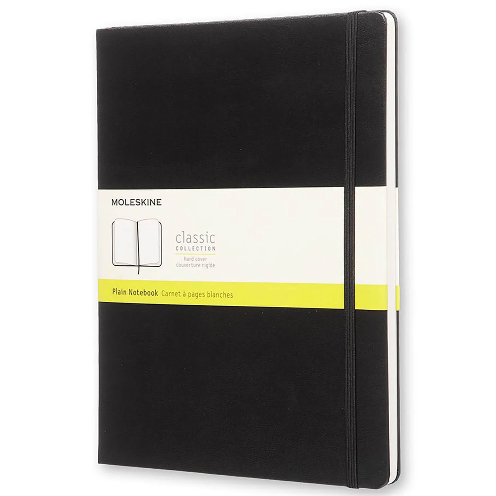 Moleskine Classic Plain Hardcover XL Notebook - Black Image 1