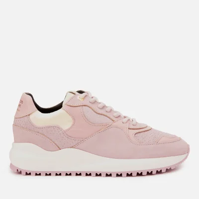 Android Femme Women's Santa Monica Chunky Running Style Trainers - Blush
