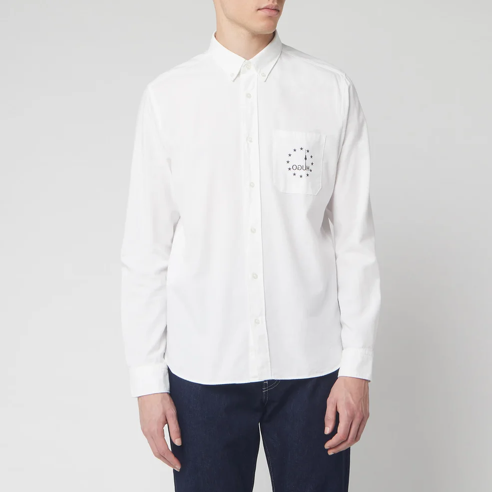 HUGO Men's Ermann Shirt - White Image 1