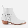 Grenson Women's Marley Leather Heeled Ankle Boots - White - Image 1