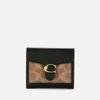 Coach Women's Colorblock Tabby Small Wallet - Tan Black - Image 1