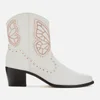 Sophia Webster Women's Shelby Cowboy Boots - White/Rose Gold - Image 1