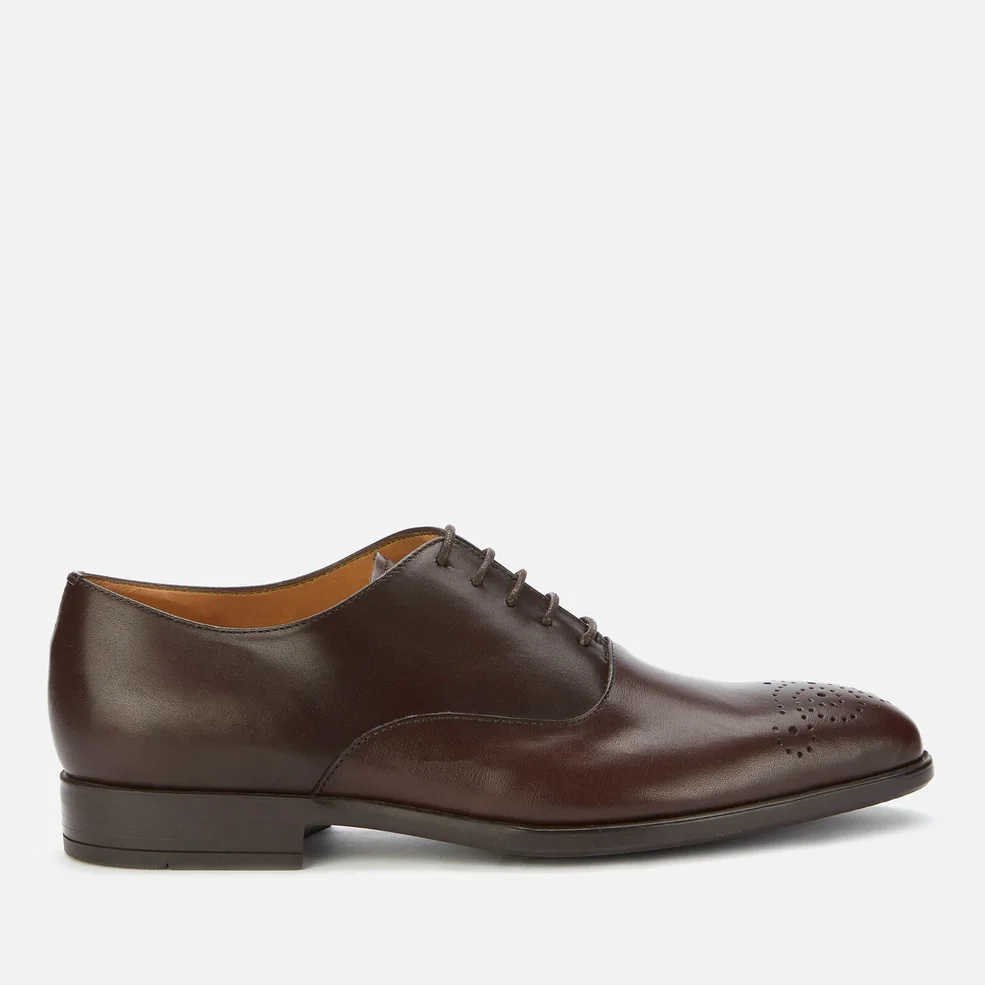 PS Paul Smith Men's Guy Leather Oxford Shoes - Dark Brown Image 1