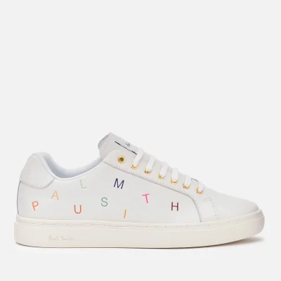 Paul Smith Women's Lapin Leather PS Letters Cupsole Trainers - White