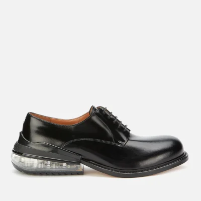 Maison Margiela Men's Airbag Heel Leather Lace Up Derby Shoes - Black