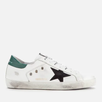 Golden Goose Men's Superstar Trainers - White Leather/White Canvas/Black Star