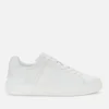 Balmain Men's B-Court Leather/Iridescent Low Top Trainers - White - Image 1