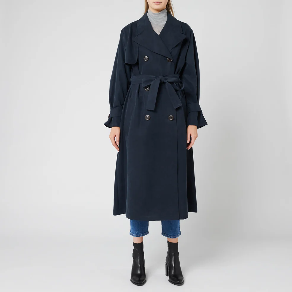 See By Chloé Women's Trench Coat - Ink Navy Image 1
