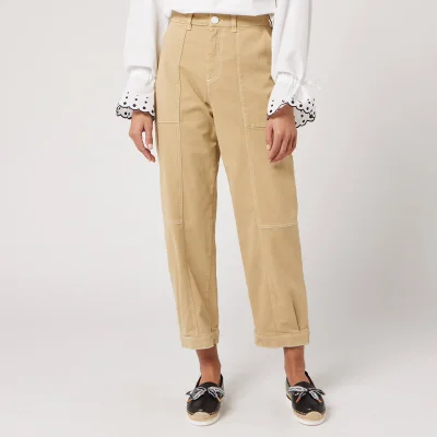 See By Chloé Women's Carpenter Trousers - Warm Ivory