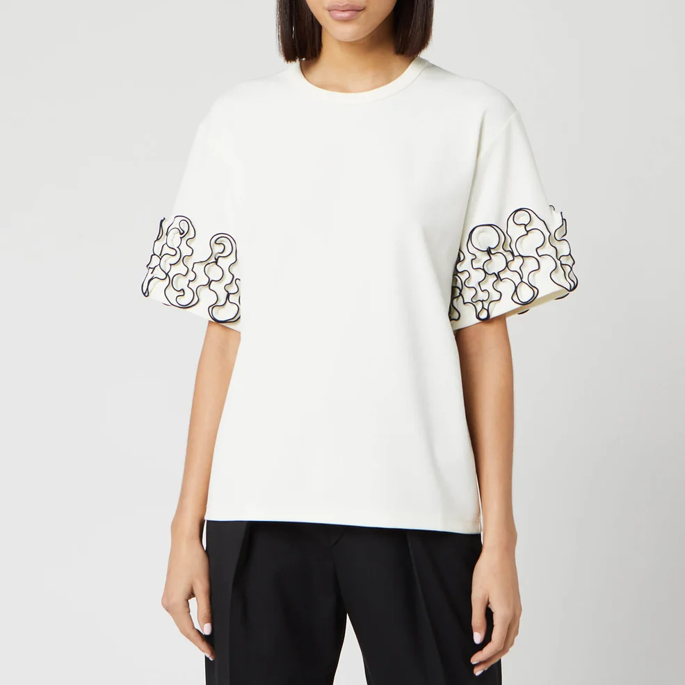 See By Chloé Women's Curle Edge T-Shirt - Iconic Milk Image 1