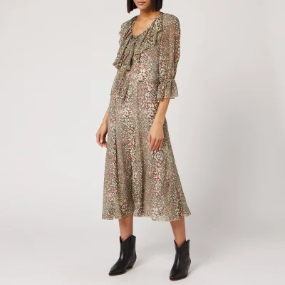 See By Chloé Women's Python Silk Crepon Dress - Multi