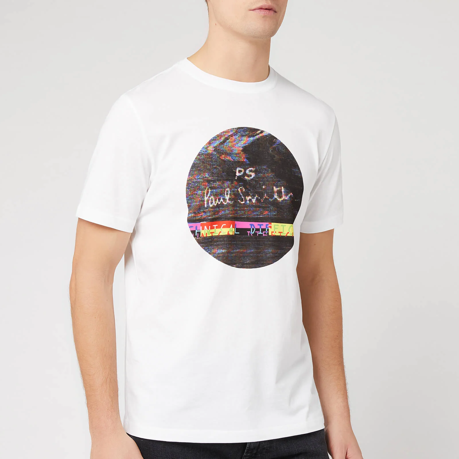PS Paul Smith Men's Regular Fit Interference T-Shirt - White Image 1