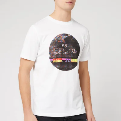 PS Paul Smith Men's Regular Fit Interference T-Shirt - White