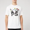 PS Paul Smith Men's Regular Fit Flowers T-Shirt - White - Image 1