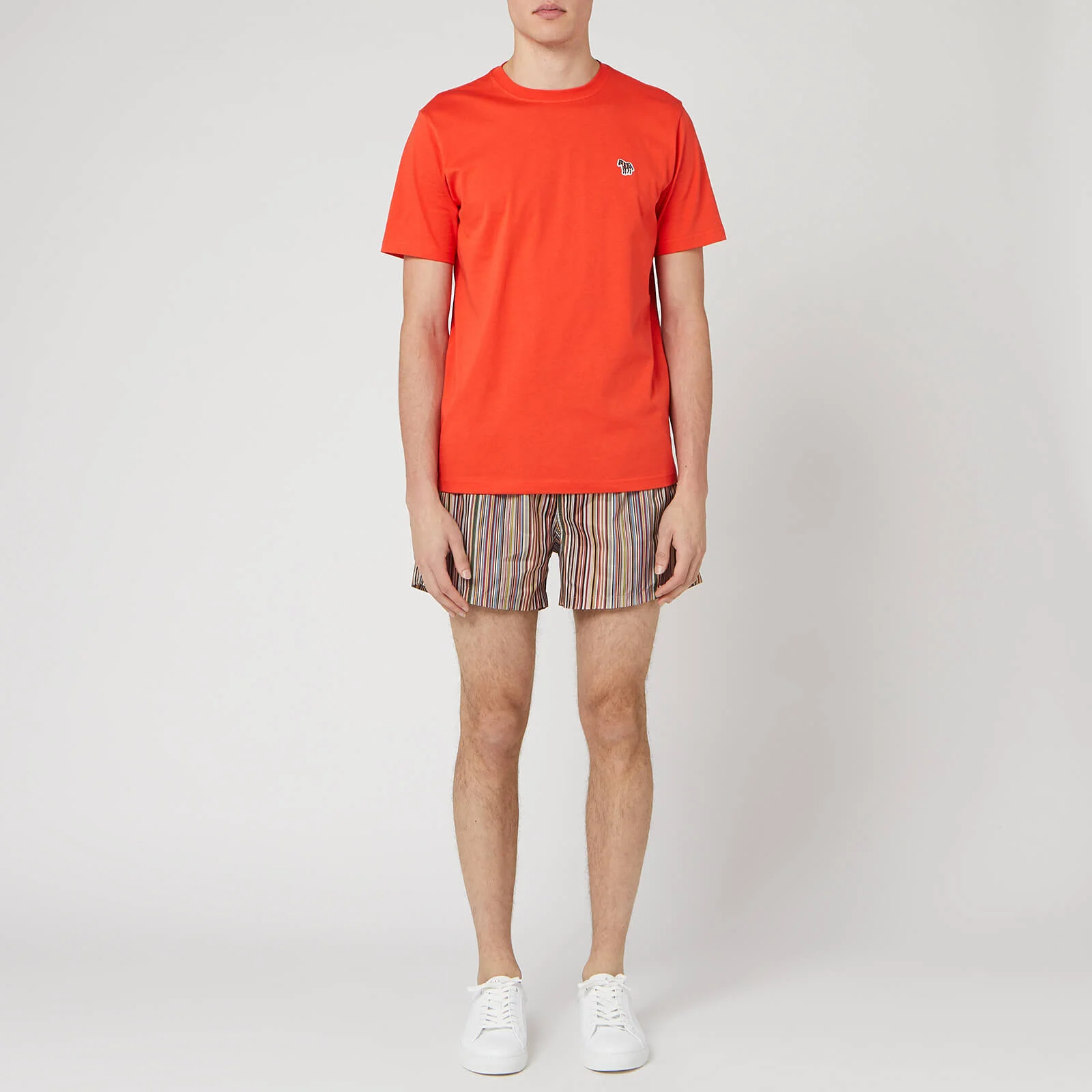 PS Paul Smith Men's Regular Fit Zebra T-Shirt - Orange Image 1