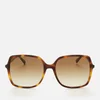 Gucci Women's Oversized Square Frame Acetate Sunglasses - Havana - Image 1