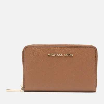 MICHAEL MICHAEL KORS Women's Jet Set Small Zip Around Card Case - Luggage