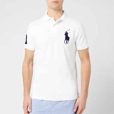Polo Ralph Lauren Men's Large Logo Polo Shirt - White