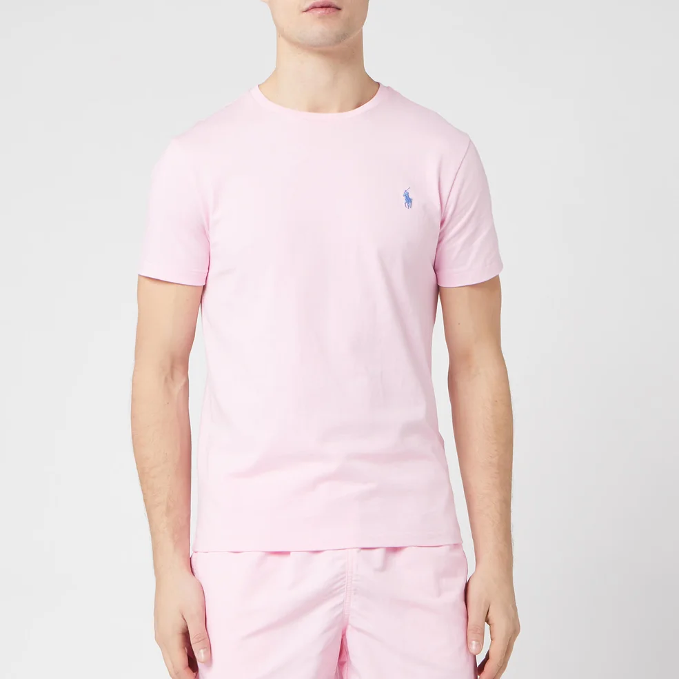 Polo Ralph Lauren Men's Short Sleeve Crew Neck T-Shirt - Carmel Pink Image 1
