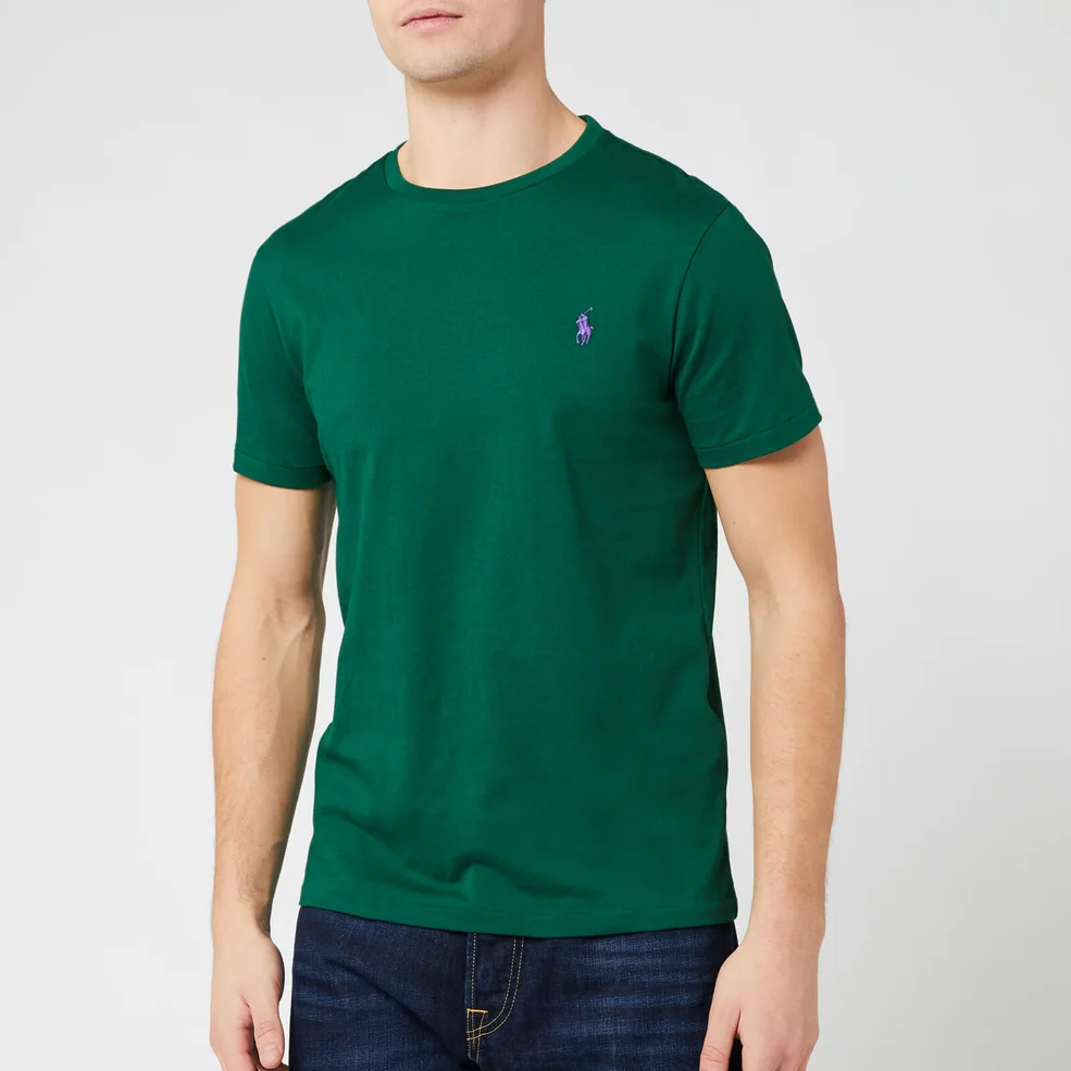 Polo Ralph Lauren Men's Short Sleeve Crew Neck T-Shirt - New Forest Image 1
