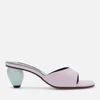 Yuul Yie Women's June Leather Mules - Powder Pink/Baby Blue - Image 1