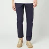 Lanvin Men's Slim Pants Buttoned Hem 14.5cm - Ink Blue - Image 1