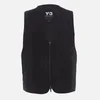 Y-3 Men's Travel Reversible Insulated Vest - Black - Image 1
