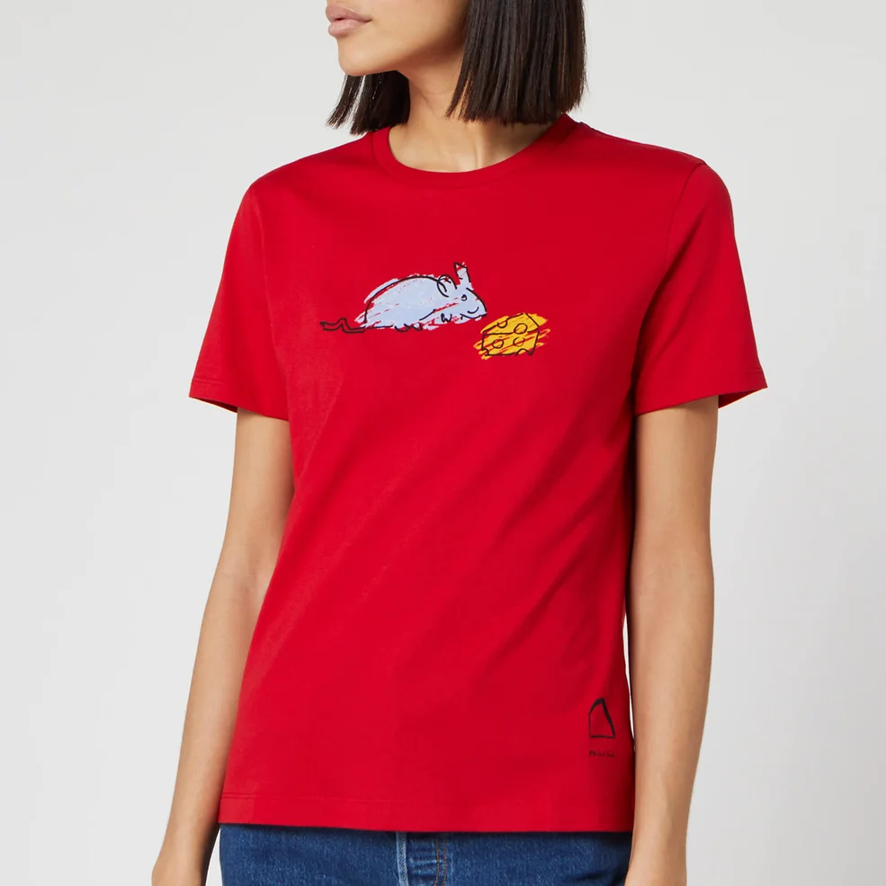 PS Paul Smith Women's Year of The Rat T-Shirt - Red Image 1