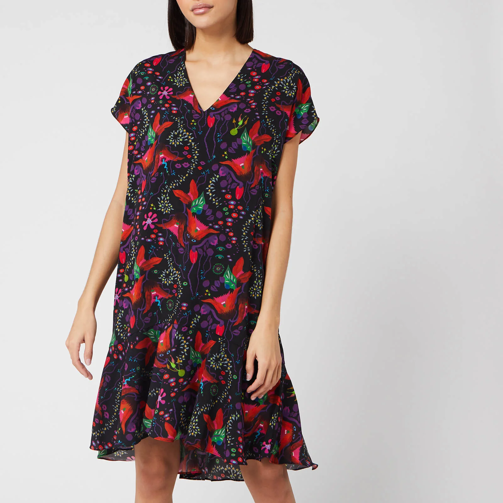 PS Paul Smith Women's Floral Print Short Dress - Multi Image 1