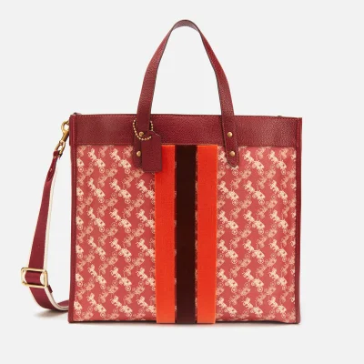 Coach 1941 Women's Coated Canvas Field Tote Bag 40 - Red