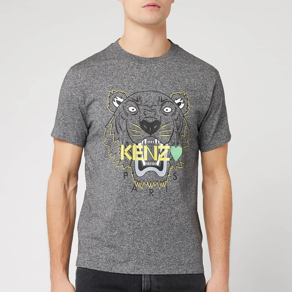 KENZO Men's Tiger Single T-Shirt - Anthracite Image 1