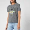 KENZO Women's Tiger T-Shirt Back from Holiday - Anthracite - Image 1