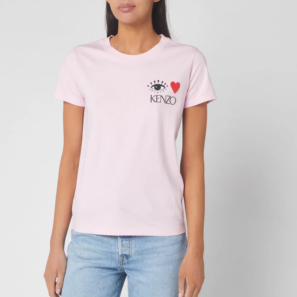 KENZO Women's Cupid T-Shirt - Flamingo Pink Image 1