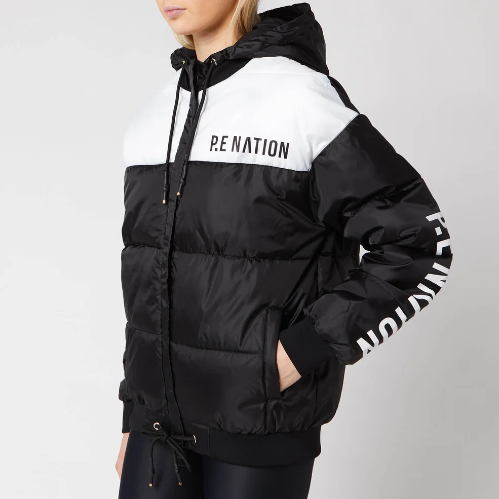 P.E Nation Women's Lead Right Puffer Jacket - Black Image 1
