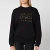 P.E Nation Women's Heads Up Metallic Sweatshirt - Black - Image 1