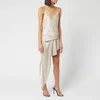 Alexander Wang Women's Exposed Leg Cami Dress with Lace - Champagne - Image 1