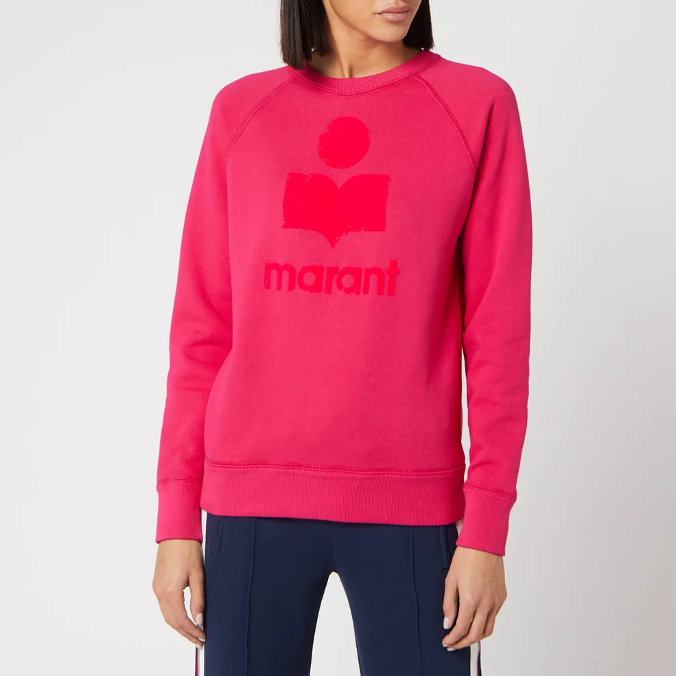 Marant Etoile Women's Milly Sweatshirt - Neon Pink Image 1
