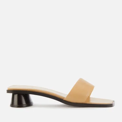 BY FAR Women's Sonia Leather Mules - Nude