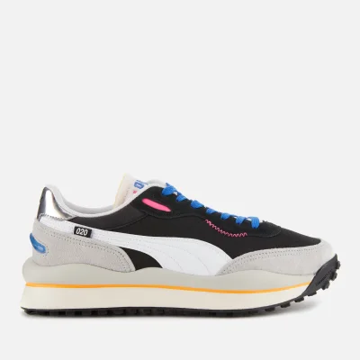 Puma Men's Style Ride Game On Trainers - Black/Grey Multi