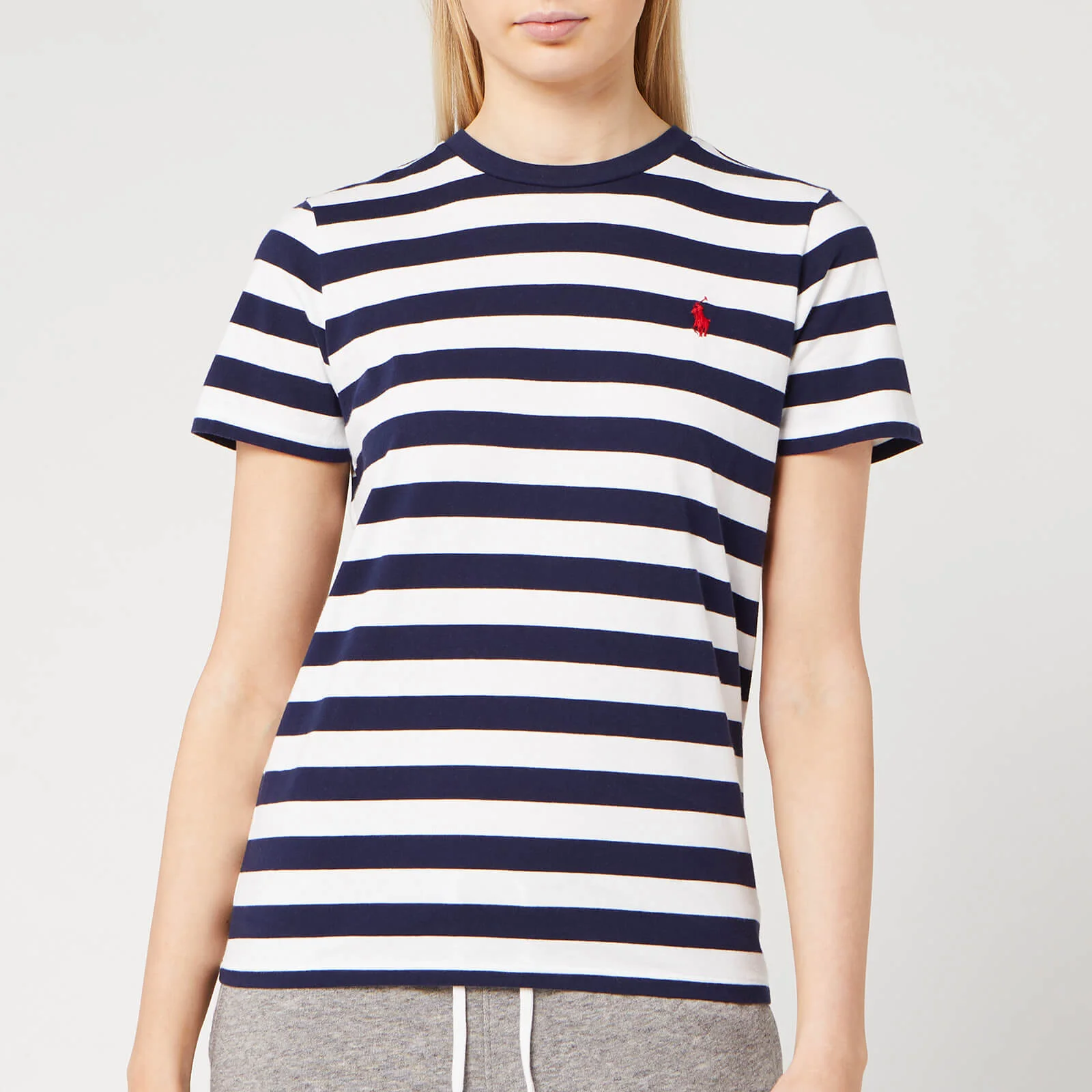 Polo Ralph Lauren Women's Stripe T-Shirt - Cruise Navy/White Image 1