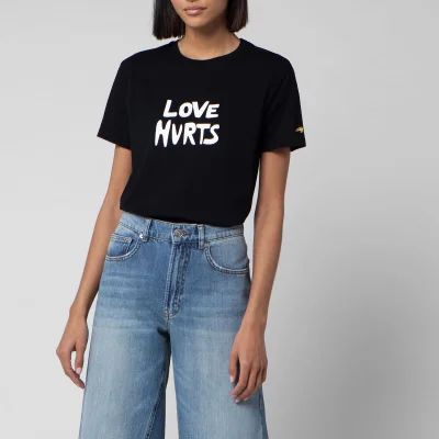 Bella Freud Women's Love Hurts T-Shirt - Black