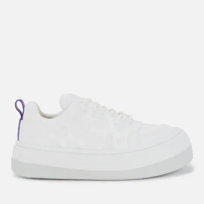 Eytys Women's Sonic Canvas Low Top Trainers - Bright White