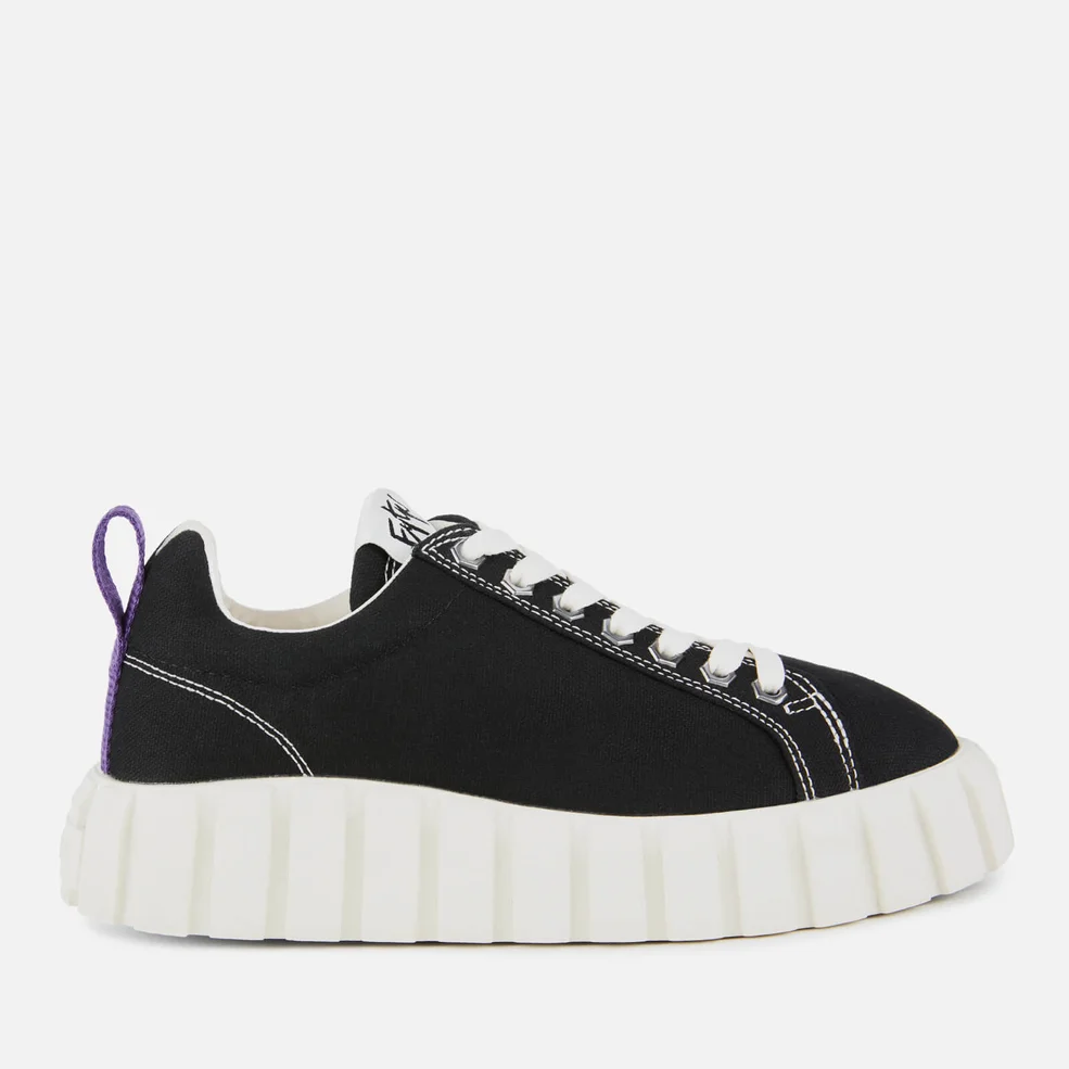 Eytys Odessa Canvas Low Top Trainers - Black Image 1