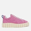 Eytys Women's Odessa Suede Low Top Trainers - Fuchsia - Image 1