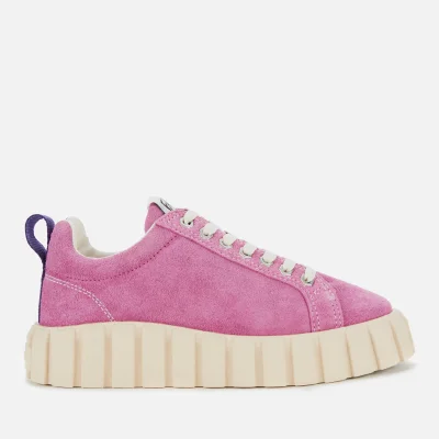 Eytys Women's Odessa Suede Low Top Trainers - Fuchsia