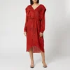 Preen By Thornton Bregazzi Women's Dotted Jacquard Eve Dress - Red Dragon Scale - Image 1