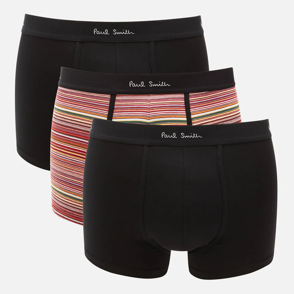 Paul Smith Loungewear Men's 3 Pack Stripe Boxer Shorts - Multi Image 1