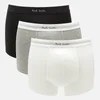 PS Paul Smith Men's 3-Pack Trunk Boxer Shorts - White/Grey/Black - Image 1