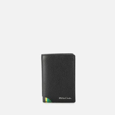PS by Paul Smith Men's Signature Stripe Card Holder - Black