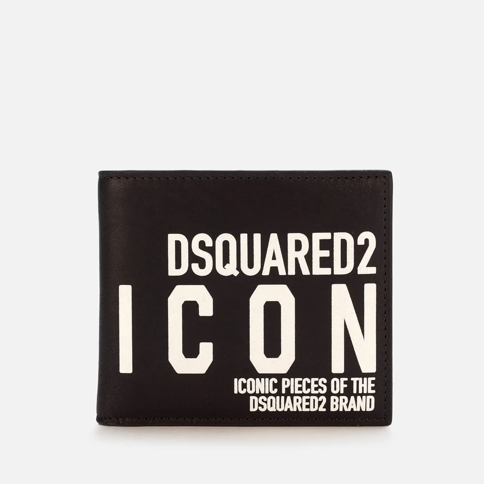 Dsquared2 Men's New Icon Wallet - Nero Bianco Image 1